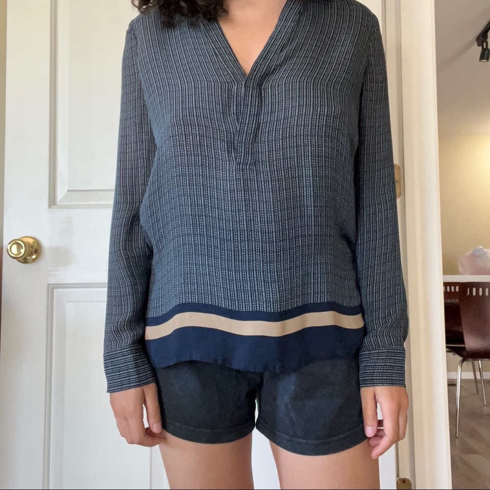 Vince silk neutral top